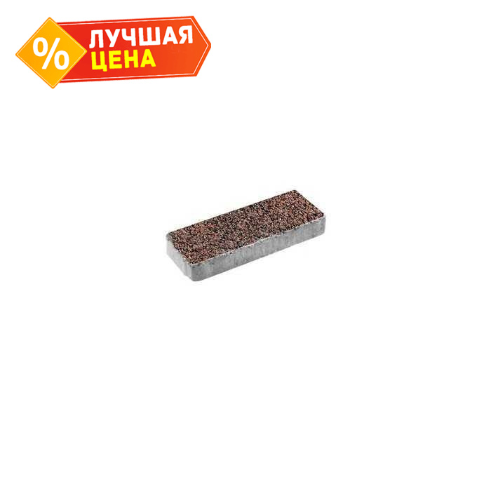 Плитка тротуарная Паркет Б.6.П.8 Листопад гранит Клинкер 600x200x80 мм