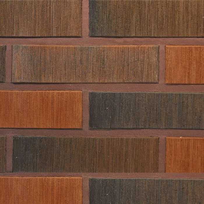 Кирпич Terca Red flame редуцированный шероховатый облицовочный, 250х85х65 мм