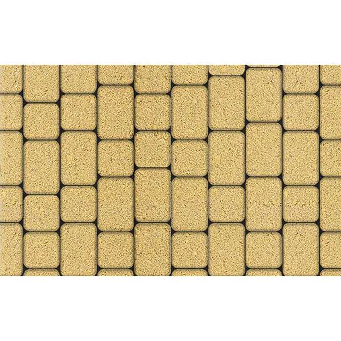 Плитка тротуарная Классико Б.1.КО.6 М гладкий желтый