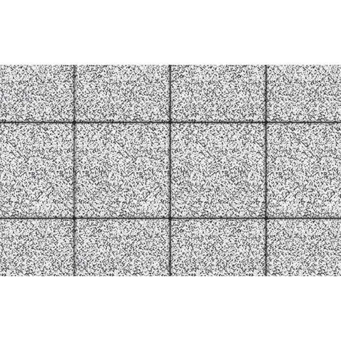 Плитка тротуарная Квадрат (ЛА-Линия) Б.1.К.6 Стоунмикс бело-чёрный 300x300x60 мм